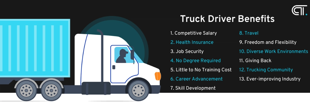 13 Benefits of Being a Truck Driver